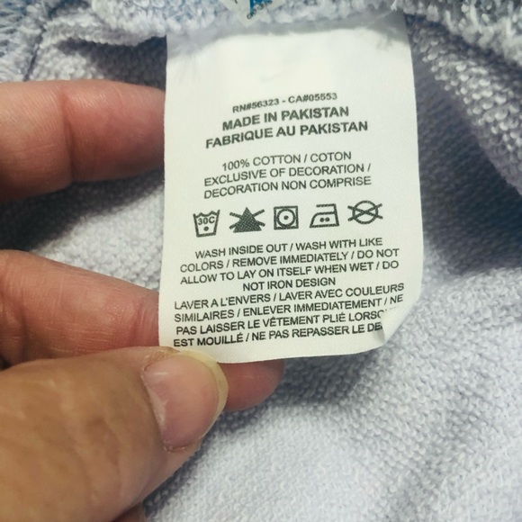 NWT Nike Sweatpants Half Blue Bleached Plus Sz 2X - Picture 13 of 13